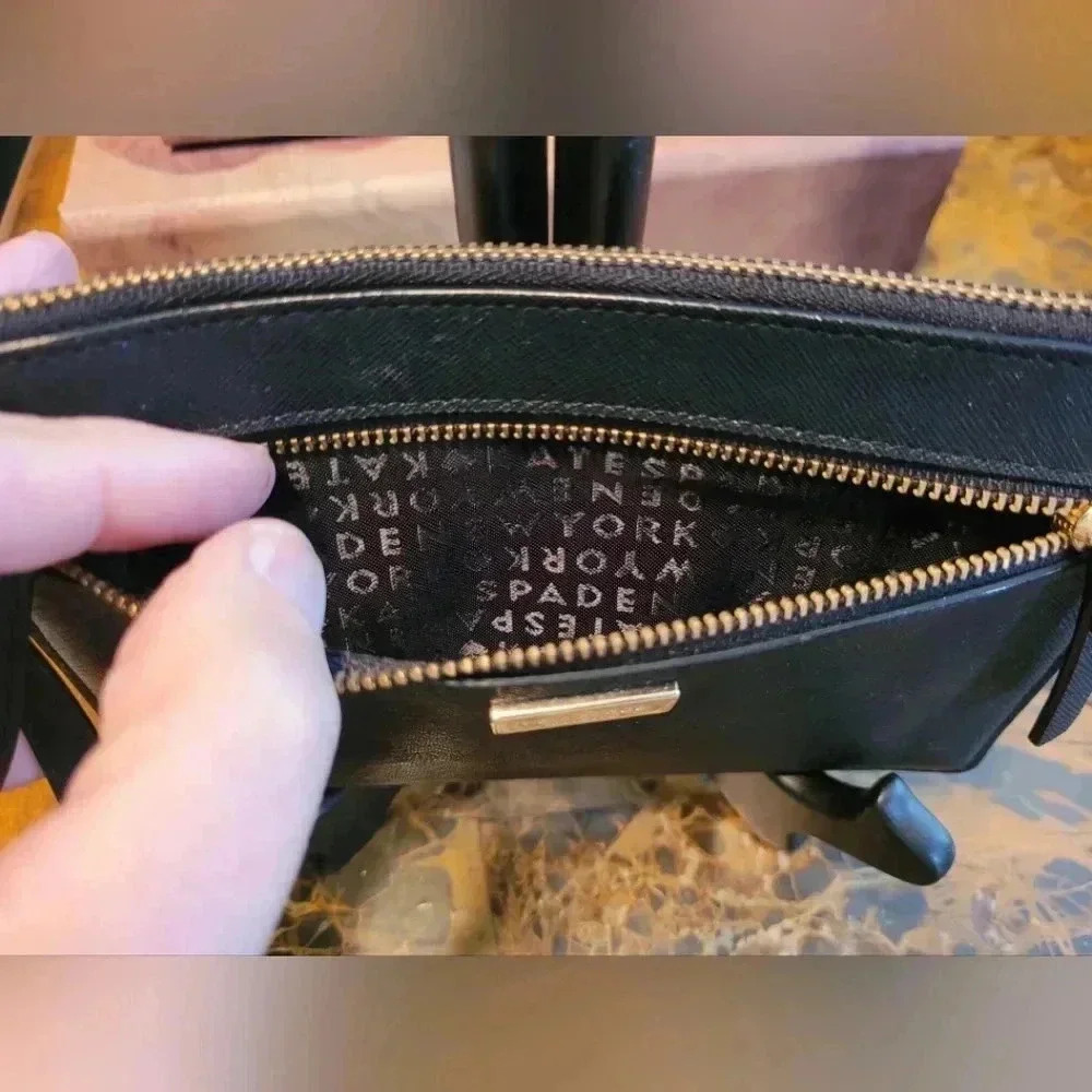 Kate Spade Black Wristlet - Picture 5 of 5